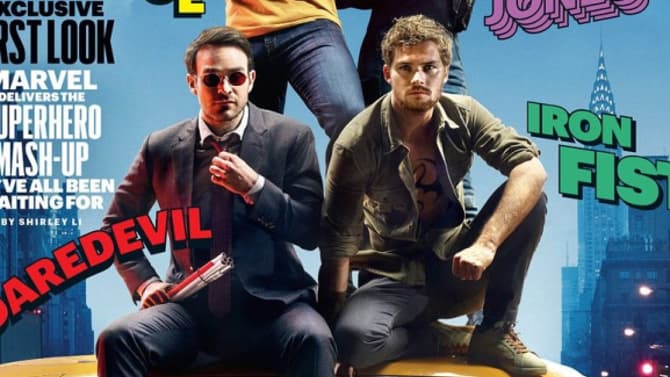 Get Your First Official Look At Marvel And Netflix's THE DEFENDERS Assembled On EW's Latest Cover