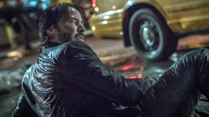 Keanu Reeves Is Packing Twice The Firepower On This Awesome New Poster For JOHN WICK: CHAPTER 2