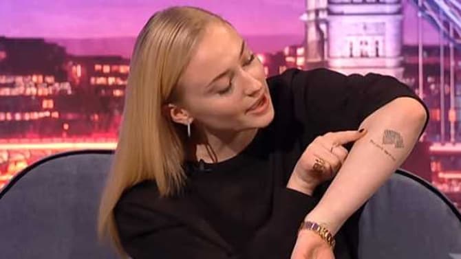 GAME OF THRONES Star Sophie Turner Assures Fans That Her New Tattoo Isn't A Season 8 Spoiler