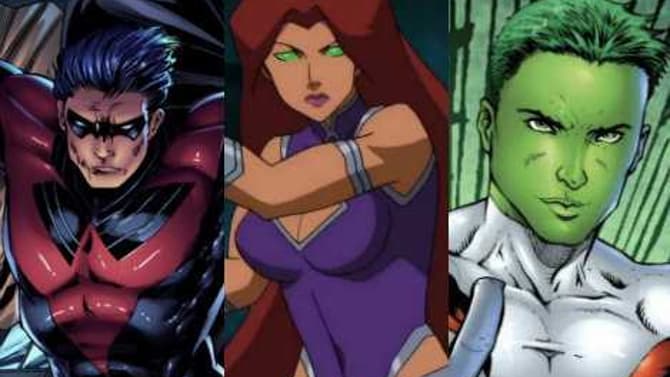 TITANS Character Banners Spotted Ahead Of SDCC; Reveal First Looks At Raven, Starfire And Beast Boy