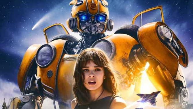 BUMBLEBEE Poster Pits Hailee Steinfeld & B-127 Against John Cena & A Pair Of Nasty Decepticons