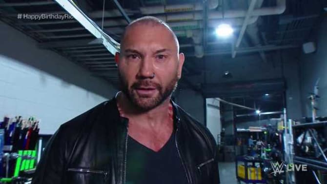 GOTG Star Dave Bautista Returns To WWE; Seemingly Sets Up A Match With Triple H At WRESTLEMANIA