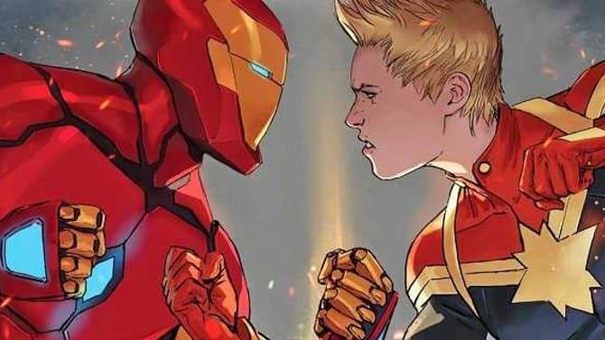 AVENGERS: ENDGAME Promo Poster Offers A New Live-Action Look At Captain Marvel And Iron Man