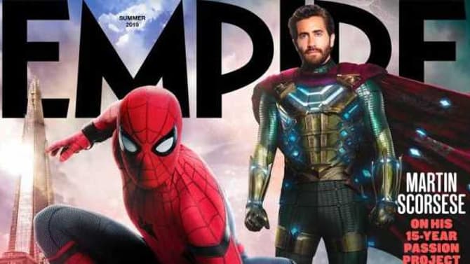 SPIDER-MAN: FAR FROM HOME - Spidey Stands With Mysterio On Empire's Newsstand Cover