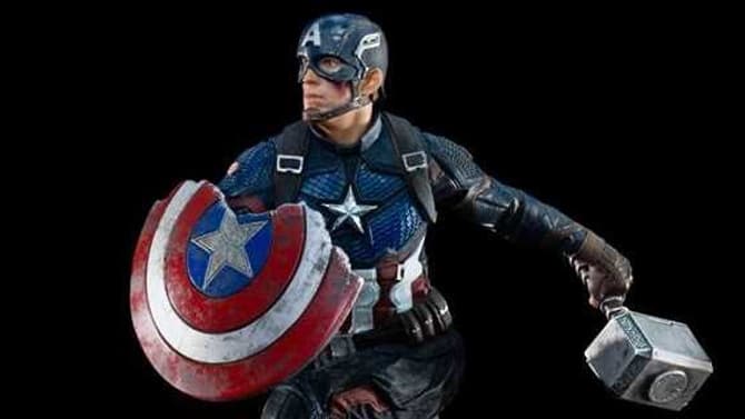 AVENGERS: ENDGAME - Another Iron Studios Statue Shows Captain America Racing Into Battle With Mjolnir