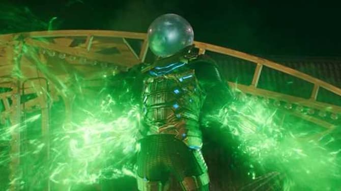 SPIDER-MAN: FAR FROM HOME - Spidey And Mysterio Battle Molten Man In These Epic New Spoiler Stills