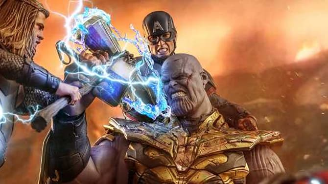 AVENGERS: ENDGAME - &quot;Battle Damaged&quot; Thanos Hot Toys Action Figure Lets You Relive The Mad Titan's Final Stand