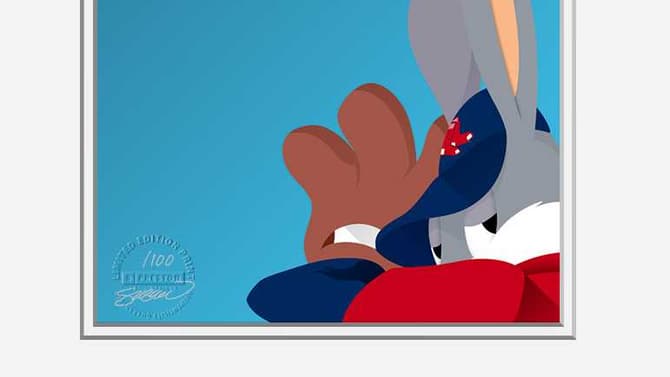 LOONEY TUNES: Minimalist Bugs Bunny MLB Prints Released To Coincide With The Wascally Wabbit's 80th Birthday