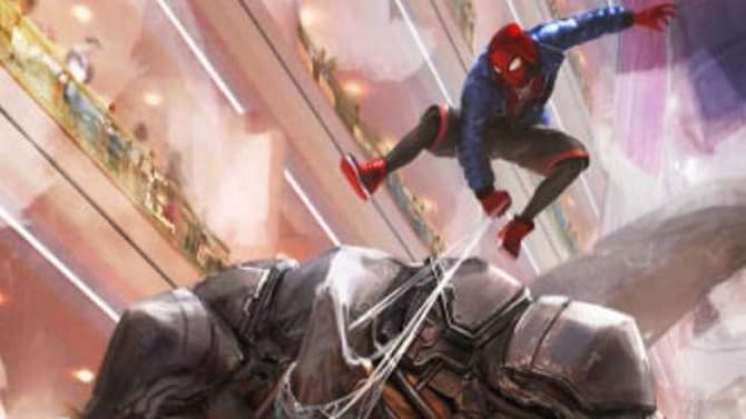 SPIDER-MAN: MILES MORALES Concept Art Shows Spidey Vs. The Rhino And Alternate Tinkerer Designs