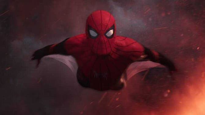 SPIDER-MAN 3: Tom Holland Suits Up In The Red/Black FAR FROM HOME Costume In Latest Set Photos