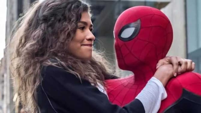 SPIDER-MAN 3 Star Zendaya Teases &quot;Running From Aliens&quot; In The Upcoming Threequel