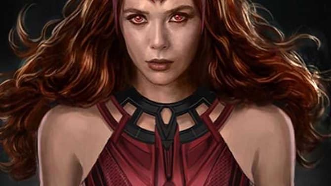 WANDAVISION Concept Art From Andy Park Reveals The Scarlet Witch's Jaw-Dropping Costume In All Its Glory