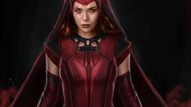 New WANDAVISION Concept Art Spotlights Elizabeth Olsen's Scarlet Witch In A Hooded Costume