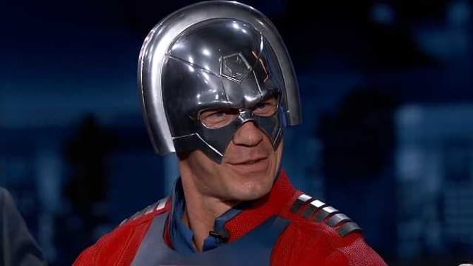 THE SUICIDE SQUAD Star John Cena Wears Peacemaker Suit For JIMMY KIMMEL Appearance; Check Out A New Clip