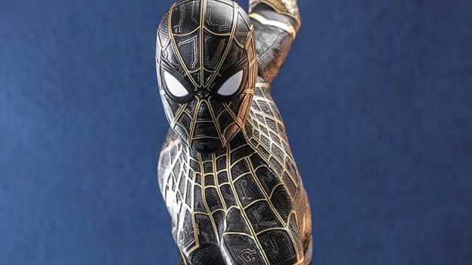 SPIDER-MAN: NO WAY HOME Hot Toys &quot;Black & Gold Suit&quot; Final Design Reveals Some Key Changes To Spidey