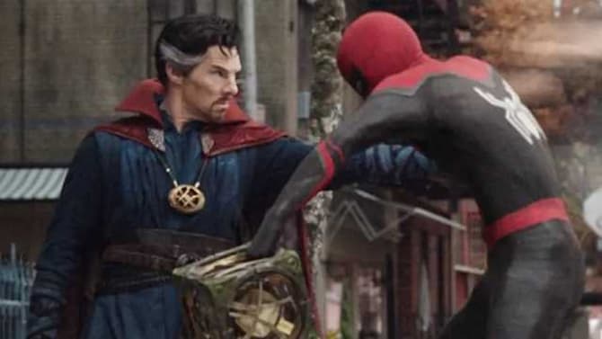 SPIDER-MAN: NO WAY HOME New Footage Shows More Of Doctor Strange's Battle With The Wall-Crawler