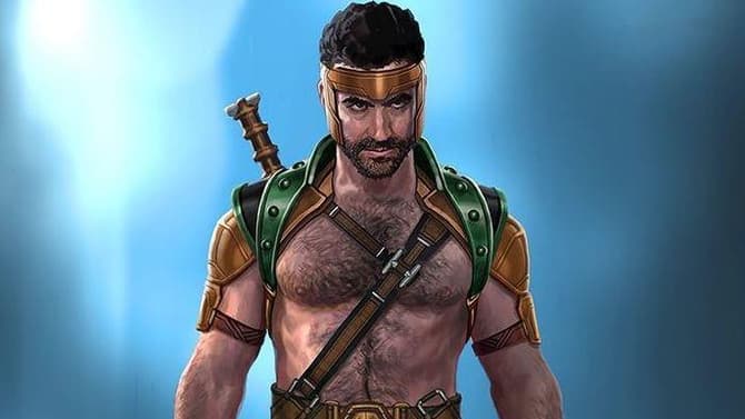 THOR: LOVE AND THUNDER Concept Art Shows TED LASSO Star Brett Goldstein Suited Up As Hercules