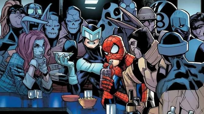 SPIDER-MAN: ACROSS THE SPIDER-VERSE Concept Art Takes Us To Scrapped Post-Credits Scene's Bar With No Name