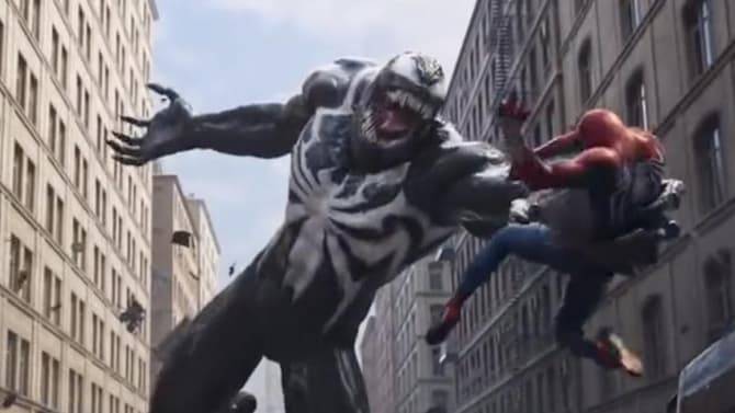 NEW INSOMNIAC MARVEL'S SPIDER-MAN 2 Promo Shows Off Venom's Intimidating Height Against The Spiders