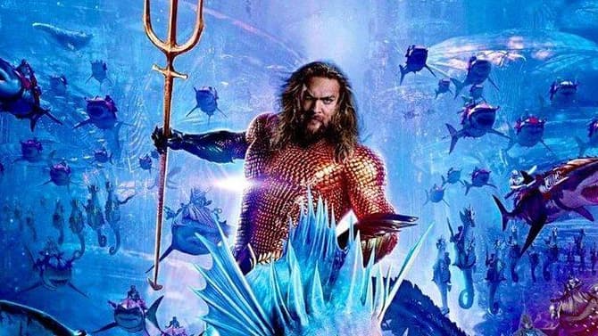 AQUAMAN Rides Storm Into Battle On New International Poster For THE LOST KINGDOM