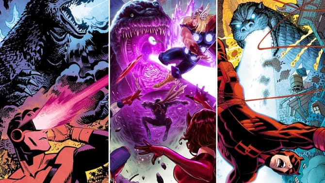 GODZILLA Battles Marvel's Mightiest Heroes On Epic New Variant Covers Launching This September