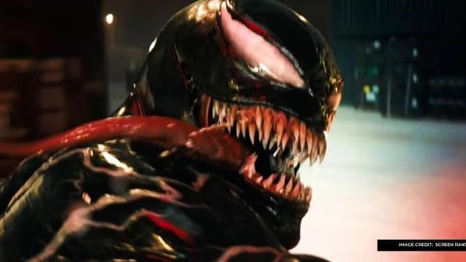 On the new poster for VENOM: The Last Dance, the venomized horse takes flight.