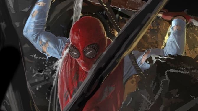 SPIDER-MAN: HOMECOMING Concept Art Shows That Iconic Comic Book Moment From &quot;The Final Chapter&quot;