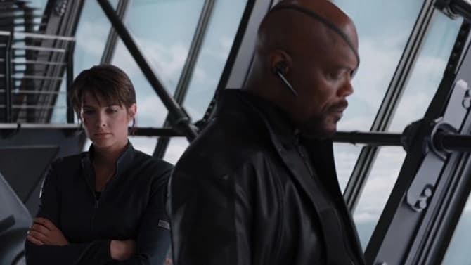 SPIDER-MAN: FAR FROM HOME Set Video Features A First Look At Nick Fury And Maria Hill