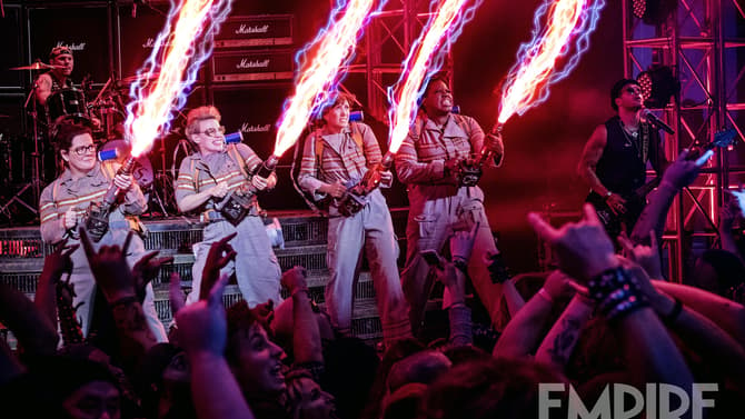 The GHOSTBUSTERS Unleash Their Proton Packs In New Image From Paul Feig's Reboot