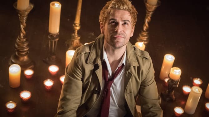 LEGENDS OF TOMORROW: Constantine Is Back In New Photos From Season 3, Episode 15: &quot;Necromancing The Stone&quot;